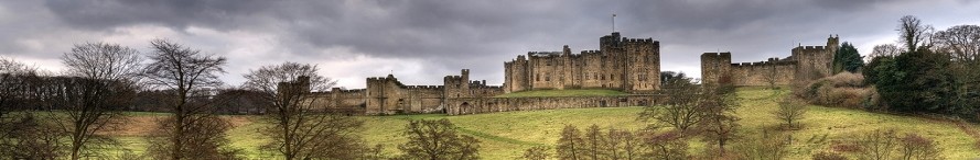 Alnwick Castle banner 2
